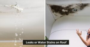 Leaks or Water Stains on Roof