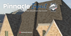 Atlas Pinnacle Impact Class 4 shingles on a residential roof in Dayton, Ohio with Scotchgard algae protection.